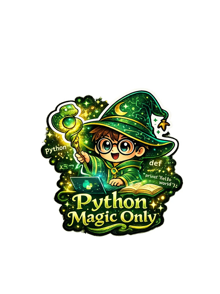 Thumbnail 4 of 4, Samsung Galaxy Phone Case, Python Magic Only Sticker | Cute Python Programmer Wizard | Funny Coding Developer Sticker designed and sold by MinimalMood Studio.