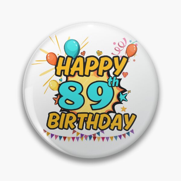 Item preview, Happy 89th Birthday Fun Design designed and sold by variant designer.