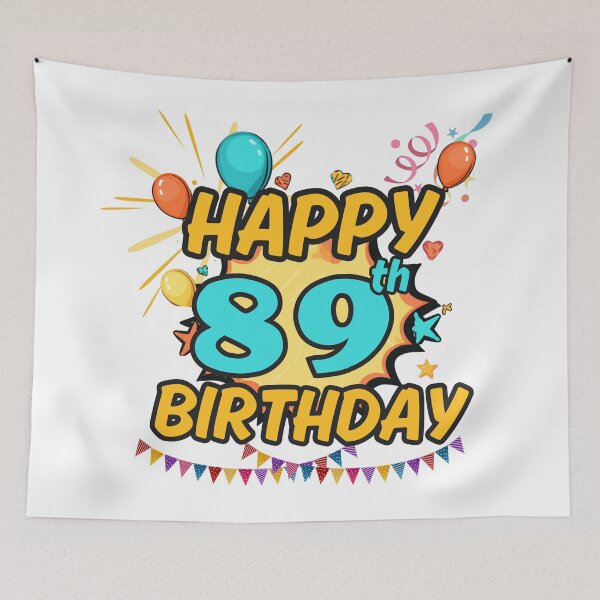 Item preview, Happy 89th Birthday Fun Design designed and sold by variant designer.