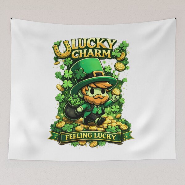 Item preview, Lucky Charm – Feeling Lucky St. Patrick’s Day Cute Leprechaun Design designed and sold by CatLovers Studio.