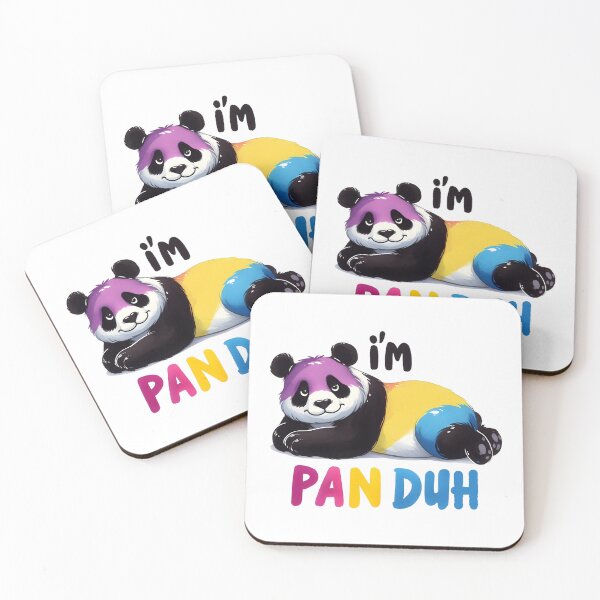 Item preview, I'm Pan Duh – Funny Pansexual Pride Panda Pride designed and sold by Canvas-Whispers.