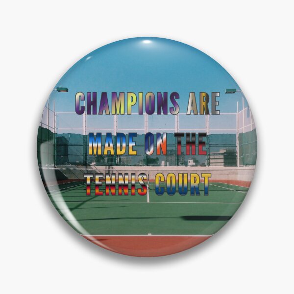 Item preview, Champions are Made on the Tennis Court #5 designed and sold by Holy JM Designs.