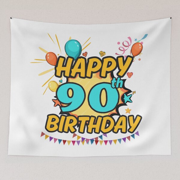 Item preview, Happy 90th Birthday Diamond Design designed and sold by variant designer.