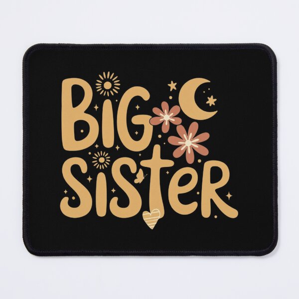 Item preview, Big Sister, Daisy Boho New Big Sister Gift, Baby Announcement, Retro Big Sis Flower designed and sold by toongstudio.
