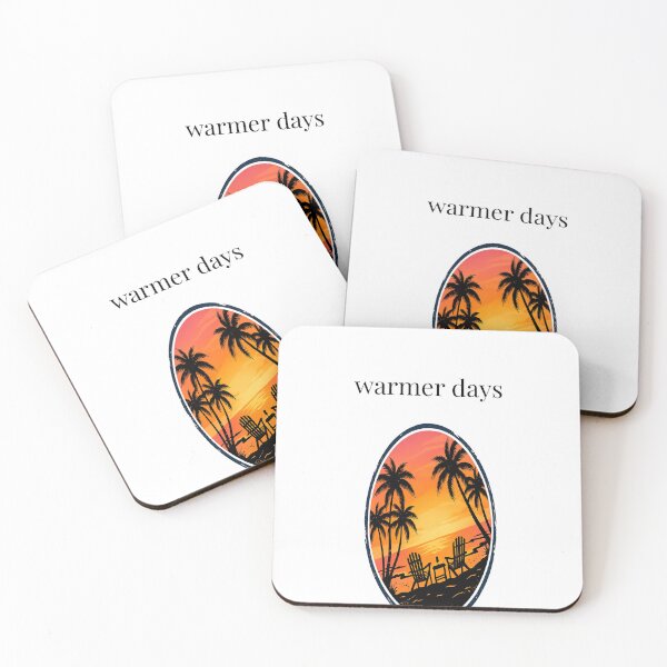Item preview, Warmer Days Beach View Design designed and sold by NewGen-For-You.