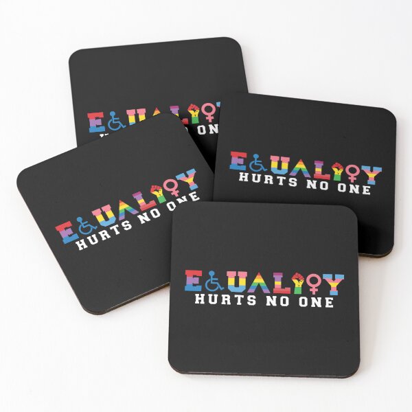 Item preview, Equality Hurts No One – Pride, Disability, Feminist & BLM Rainbow Equality designed and sold by Canvas-Whispers.