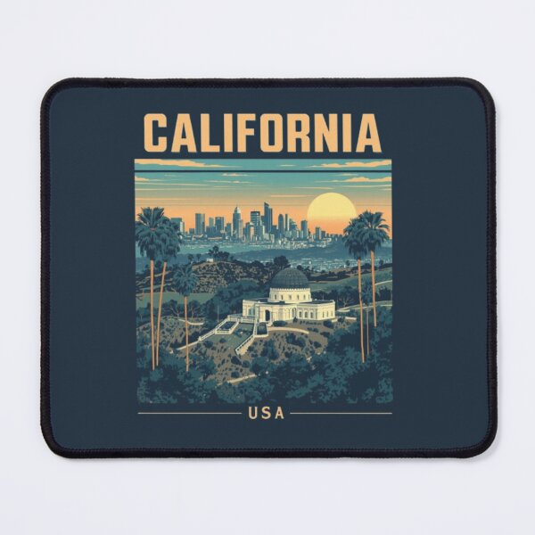 Item preview, California USA Retro Travel Poster | Griffith Observatory Los Angeles Skyline Vintage Design designed and sold by Travel Souvenirs 30.