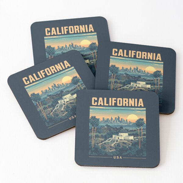 Item preview, California USA Retro Travel Poster | Griffith Observatory Los Angeles Skyline Vintage Design designed and sold by Travel Souvenirs 30.