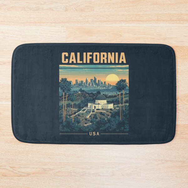 Item preview, California USA Retro Travel Poster | Griffith Observatory Los Angeles Skyline Vintage Design designed and sold by Travel Souvenirs 30.