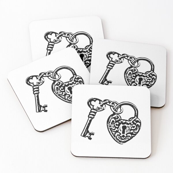 Item preview, Chained heart  - Black & White designed and sold by destelloacido.
