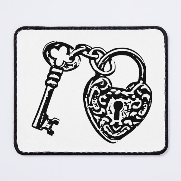 Item preview, Chained heart  - Black & White designed and sold by destelloacido.