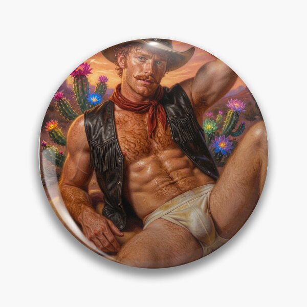 Item preview, Sexy Cowboy Hunk in Desert Sunset designed and sold by ZhivanCrimson.