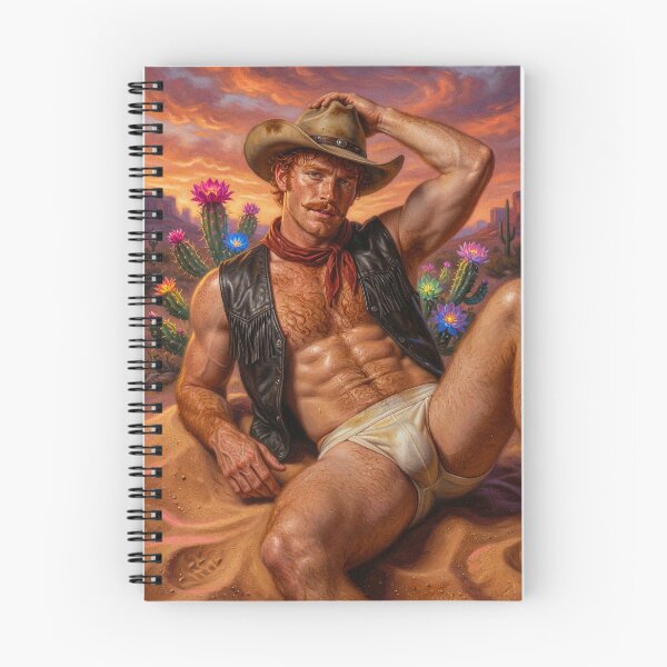 Item preview, Sexy Cowboy Hunk in Desert Sunset designed and sold by ZhivanCrimson.