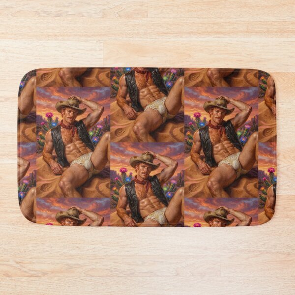 Item preview, Sexy Cowboy Hunk in Desert Sunset designed and sold by ZhivanCrimson.