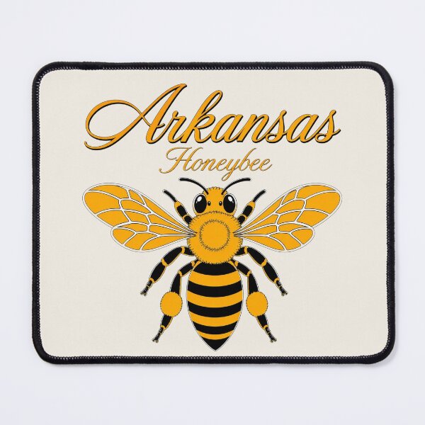 Item preview, Arkansas Honeybee Retro State Insect Poster designed and sold by The-Drip-Studio.