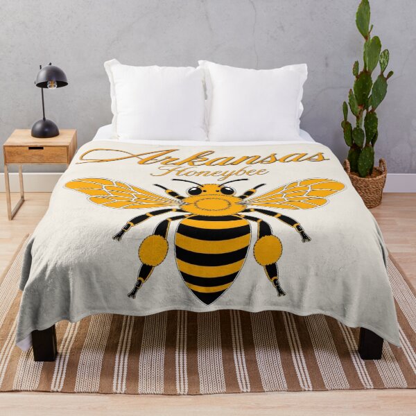 Item preview, Arkansas Honeybee Retro State Insect Poster designed and sold by The-Drip-Studio.