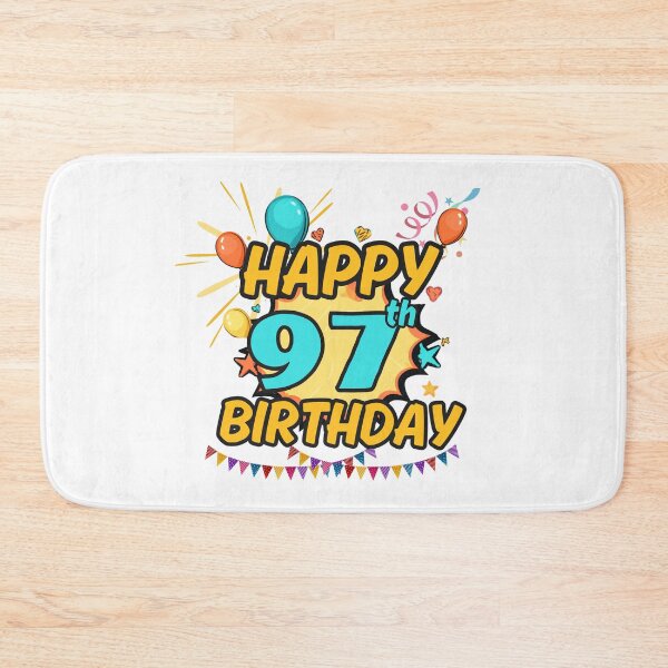 Item preview, Happy 97th Birthday Party Design designed and sold by variant designer.
