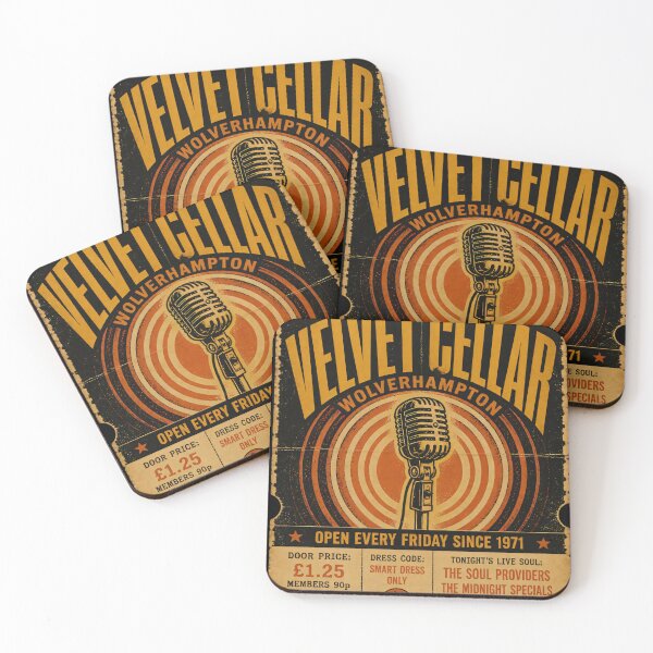 Item preview, The Velvet Cellar - Vintage Wolverhampton Club Graphic  designed and sold by Barcud Designs.
