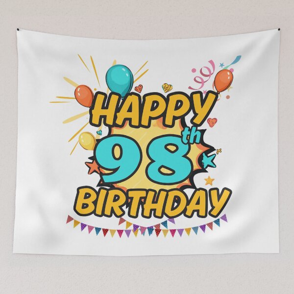 Item preview, Happy 98th Birthday Celebration Design designed and sold by variant designer.