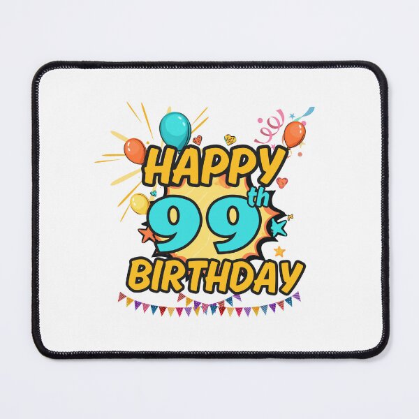 Item preview, Happy 99th Birthday Fun Design designed and sold by variant designer.