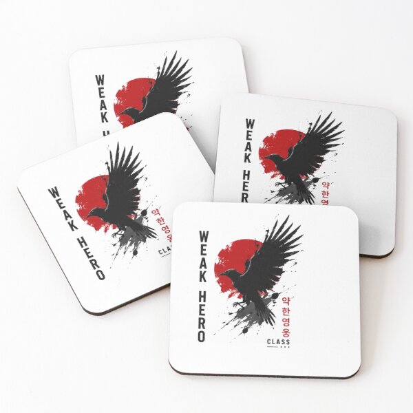Item preview, Weak Hero Raven Rising – Korean Drama Inspired Minimalist Crow Design designed and sold by novaduman.