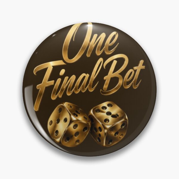 Item preview, One Final Bet | High Roller Casino Luxury Dice Design designed and sold by ekemarket.