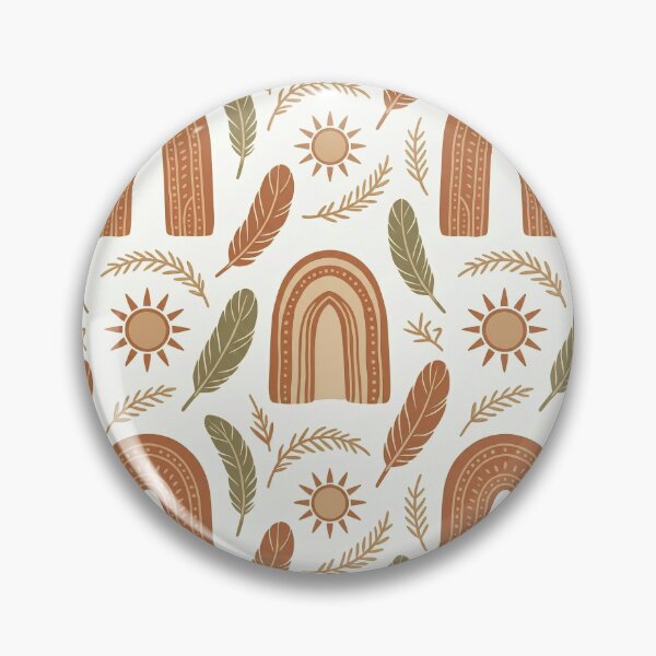 Item preview, Boho Arches Sun Seamless Pattern designed and sold by digital.stickerperso.com.
