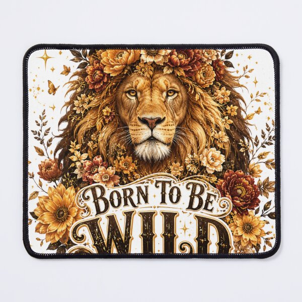 Item preview, Born To Be Wild Majestic Lion Floral Boho Design designed and sold by Sharlo Shop.