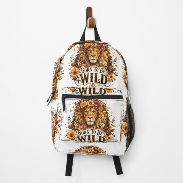 Item preview, Born To Be Wild Majestic Lion Floral Boho Design designed and sold by Sharlo Shop.