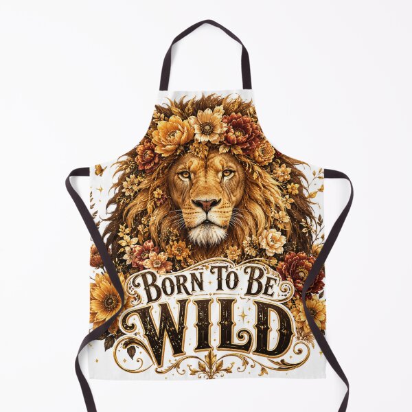 Item preview, Born To Be Wild Majestic Lion Floral Boho Design designed and sold by Sharlo Shop.