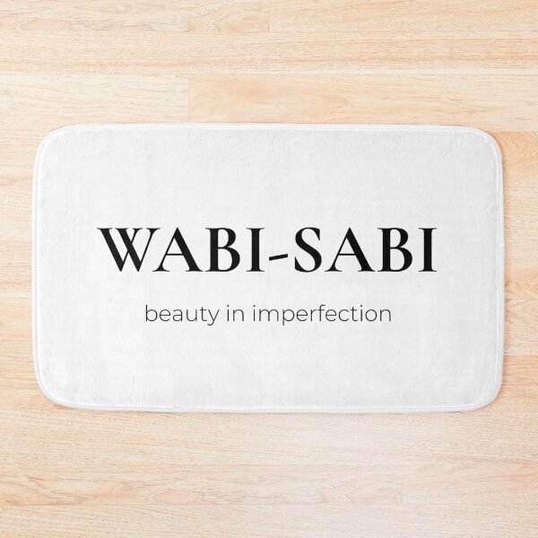 Item preview, Wabi Sabi Japanese Philosophy Minimalist Typography Design designed and sold by Mono Studio.