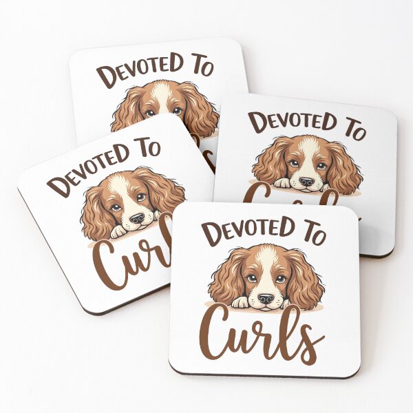 Item preview, Devoted to Curls – Cute Cocker Spaniel Dog Lover Design designed and sold by RaisingCooper.