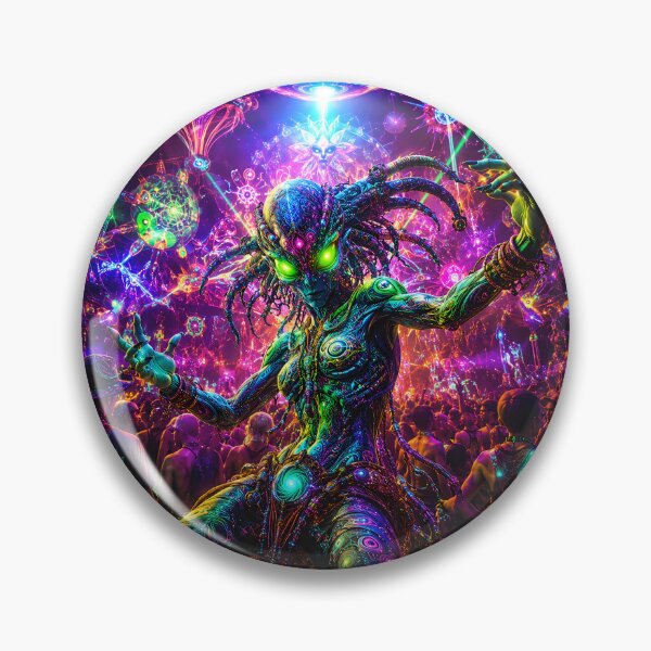 Item preview, Alien Rave Entity – Cosmic Psy Creature 2 designed and sold by RH Design Lab.
