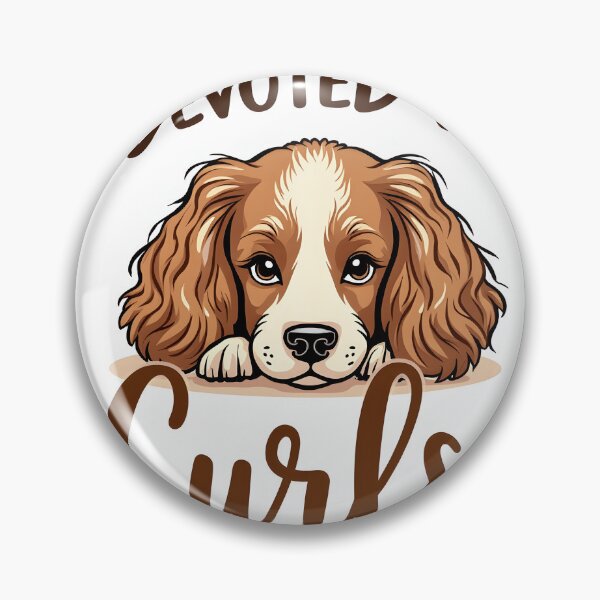 Item preview, Devoted to Curls – Cute Cocker Spaniel Dog Lover Design designed and sold by RaisingCooper.