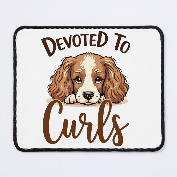 Item preview, Devoted to Curls – Cute Cocker Spaniel Dog Lover Design designed and sold by RaisingCooper.