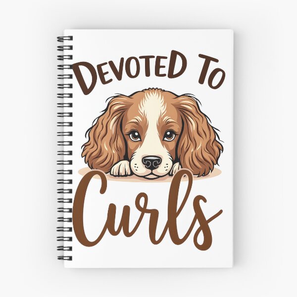 Item preview, Devoted to Curls – Cute Cocker Spaniel Dog Lover Design designed and sold by RaisingCooper.