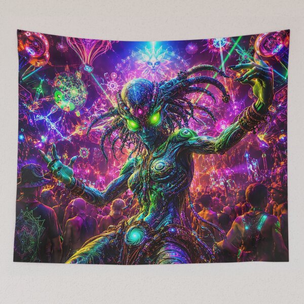 Item preview, Alien Rave Entity – Cosmic Psy Creature 2 designed and sold by RH Design Lab.