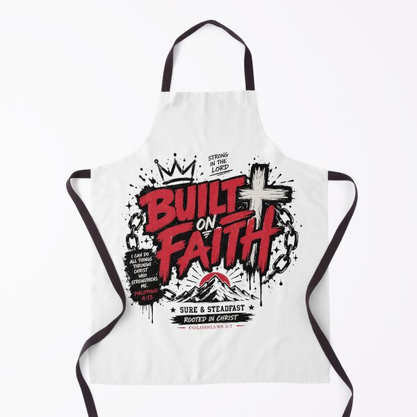 Item preview, CBuilt on Faith Christian – Philippians 4:13 Bible Verse T-Shirt designed and sold by HB Shirts.