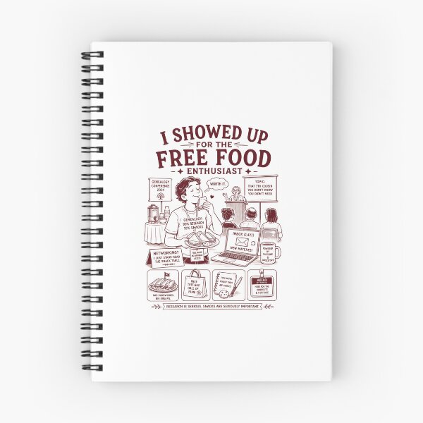 Item preview, I showed up for the free food enthusiast designed and sold by Peerless-Prime.