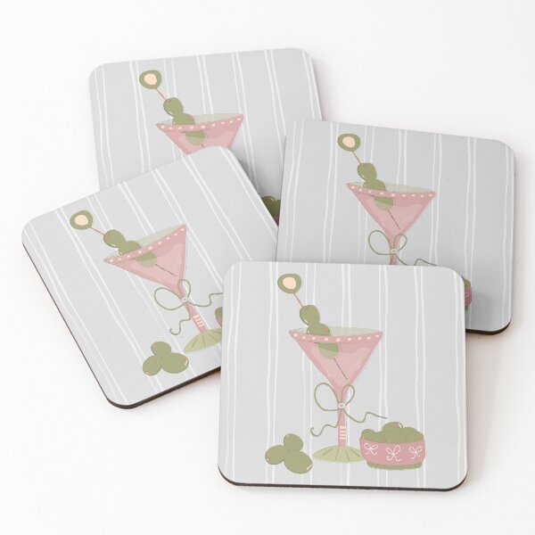 Item preview, Sip Happens Pink Martini Journal Cover designed and sold by Sam Heaney Design.