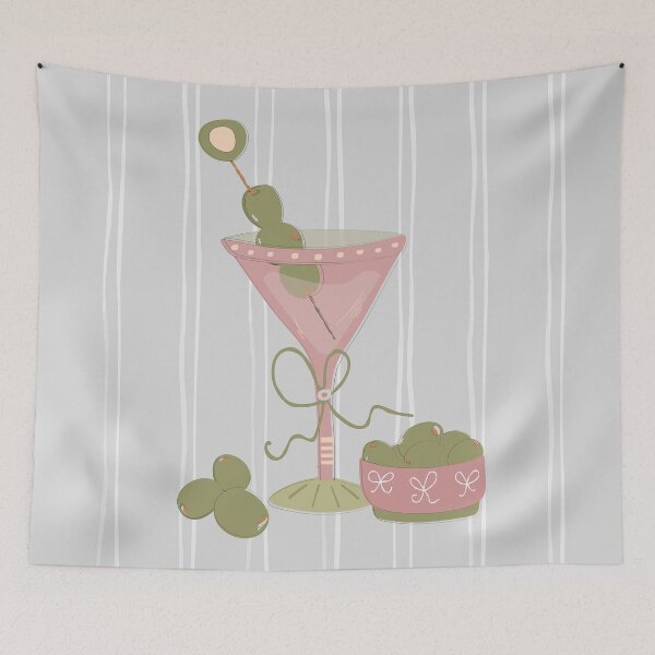 Item preview, Sip Happens Pink Martini Journal Cover designed and sold by Sam Heaney Design.