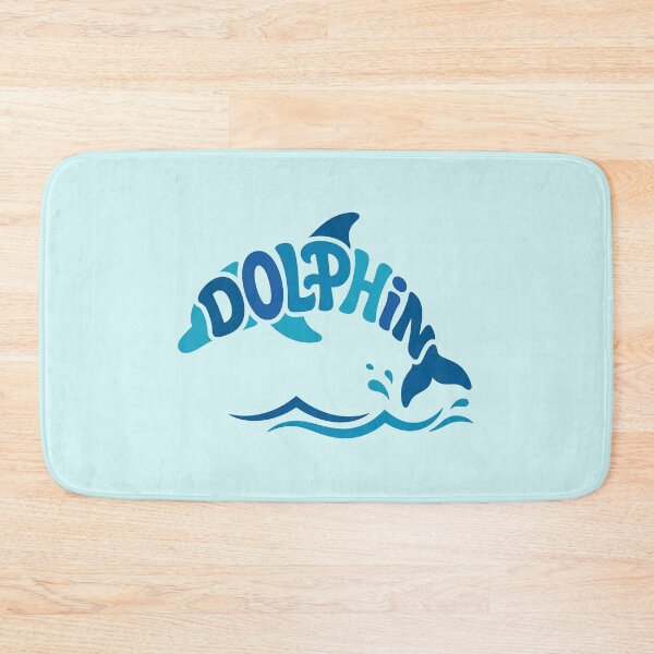 Item preview, Dolphin – Groovy Coastal Word Design designed and sold by Sea Gem.