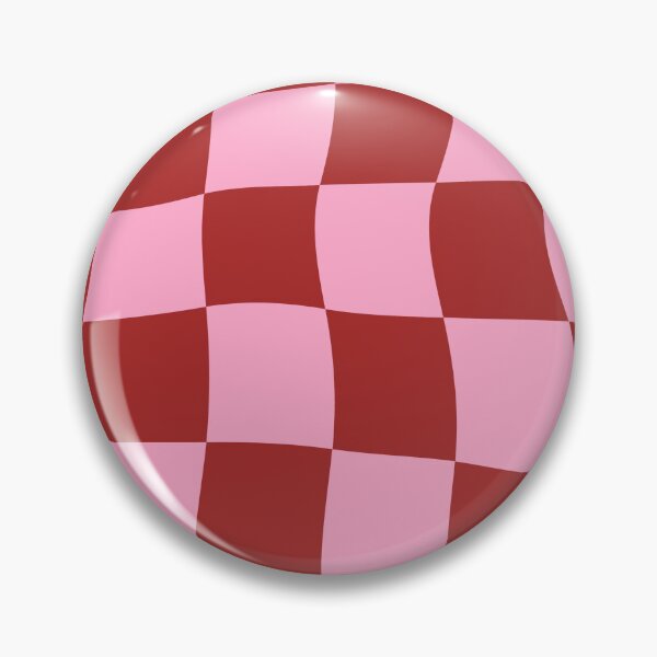Item preview, Pink and Red Wavy Checkerboard Pattern designed and sold by Theselinara.