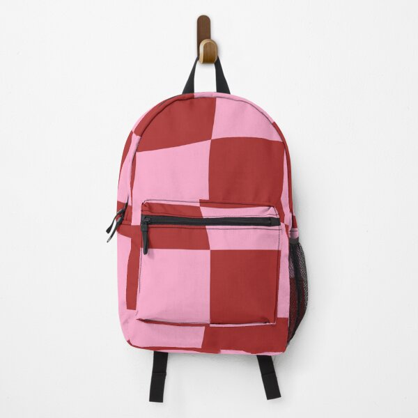 Item preview, Pink and Red Wavy Checkerboard Pattern designed and sold by Theselinara.