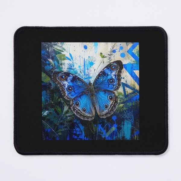 Item preview, Blue Pansy Butterfly (Junonia orithya): Nature's Living Sapphire #7 designed and sold by Helios Be. Lavsh.