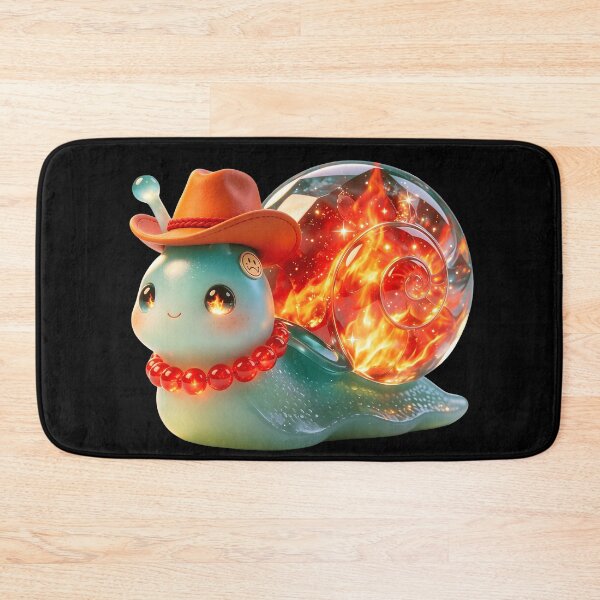 Item preview, Emerald Snail - The Fiery Cowboy Flame Brother Edition designed and sold by ABYSSLAB.