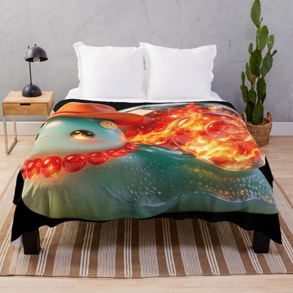Item preview, Emerald Snail - The Fiery Cowboy Flame Brother Edition designed and sold by ABYSSLAB.
