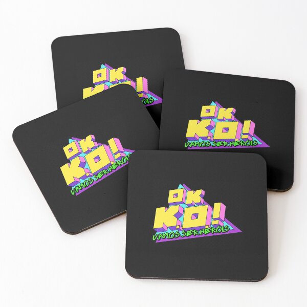 Item preview, OK KO Vamos Ser Herois Retro 3D Logo designed and sold by harleymbarret.