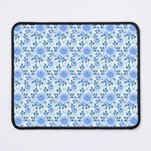 Item preview, Blue Floral Seamless Pattern designed and sold by Zaya_art.