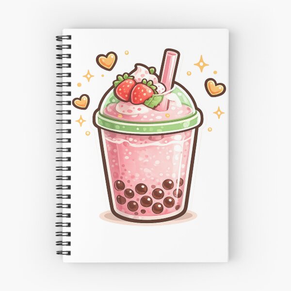 Item preview, Strawberry Bubble Tea designed and sold by Wild Horizon Studio.